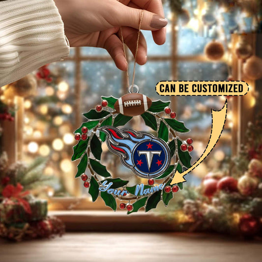 LIMITED EDITION - NEW CUSTOMIZED NFL31 TST TENNESSEE TITANS ACRYLIC ORNAMENT