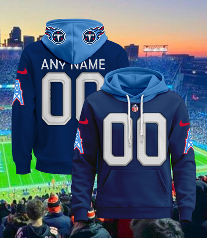 LIMITED EDITION - NEW CUSTOMIZED NFL31 TST TENNESSEE TITANS UNISEX T-SHIRT, POLO, HOODIE & JACKETS