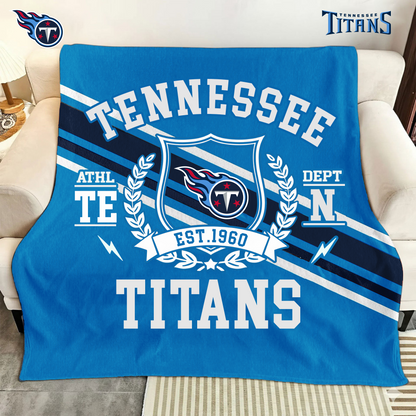 LIMITED EDITION - NEW CUSTOMIZED NFL31 TST TENNESSEE TITANS NORMAL & FLEECE BLANKET