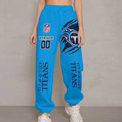 LIMITED EDITION - NEW PREMIUM NFL31 TST TENNESSEE TITANS UNISEX LONG PANTS