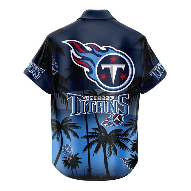 LIMITED EDITION - NEW CUSTOMIZED NFL31 TST TENNESSEE TITANS UNISEX HAWAIIAN SHIRT & SHORTS SET