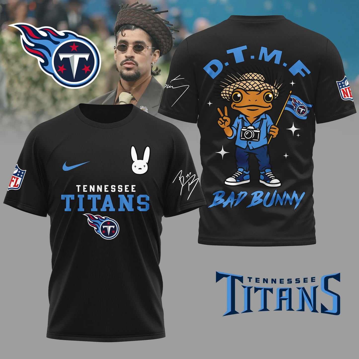 LIMITED EDITION - NEW CUSTOMIZED NFL31 TST TENNESSEE TITANS T-SHIRT, HOODIE, ZIP HOODIE