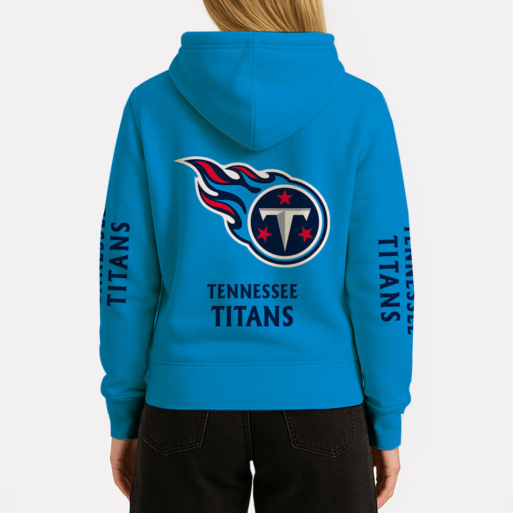 LIMITED EDITION - NEW CUSTOMIZED NFL31 TST TENNESSEE TITANS UNISEX HOODIE