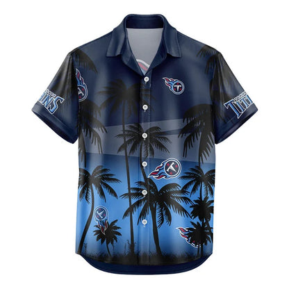 LIMITED EDITION - NEW CUSTOMIZED NFL31 TST TENNESSEE TITANS UNISEX HAWAIIAN SHIRT & SHORTS SET