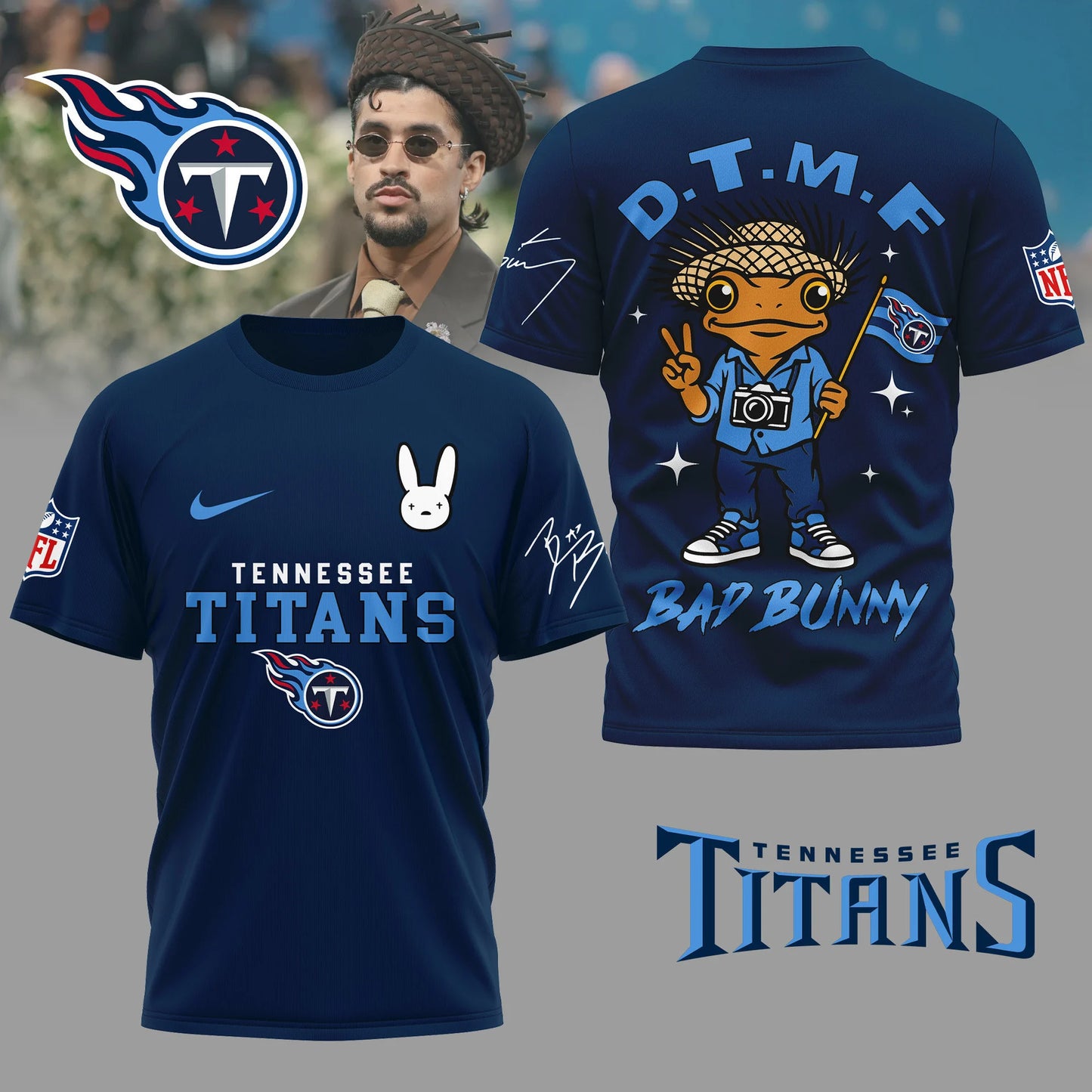LIMITED EDITION - NEW CUSTOMIZED NFL31 TST TENNESSEE TITANS T-SHIRT, HOODIE, ZIP HOODIE