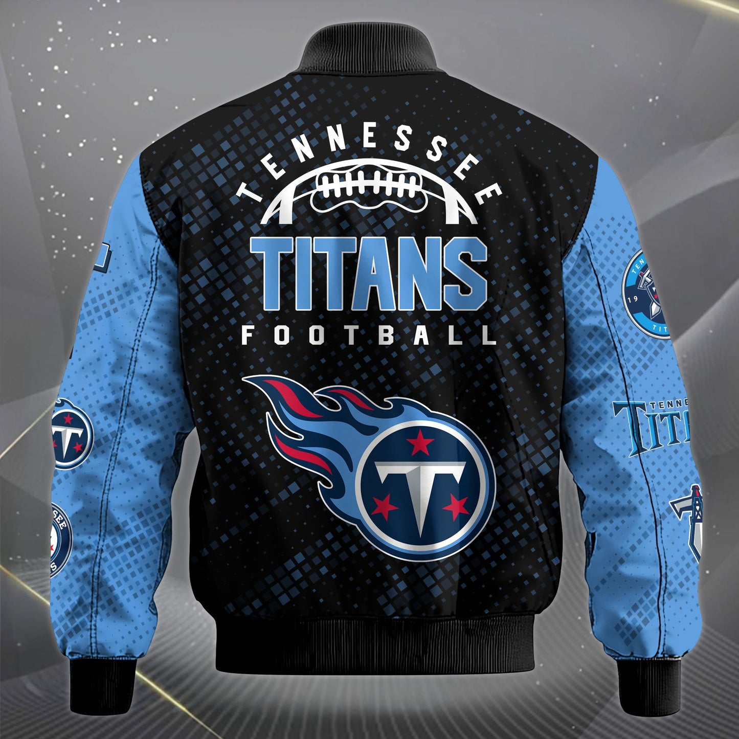 LIMITED EDITION - NEW CUSTOMIZED NFL31 TST TENNESSEE TITANS SATIN VARSITY JACKET & LONG PANTS