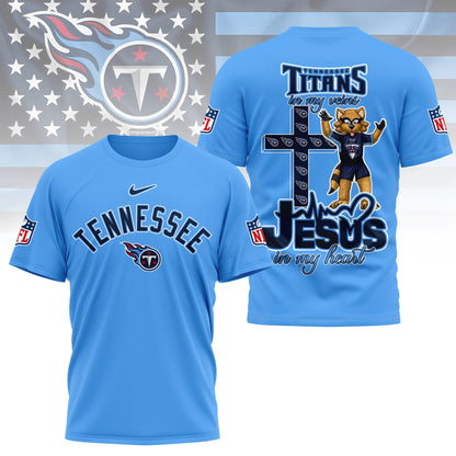 LIMITED EDITION - NEW CUSTOMIZED NFL31 TST TENNESSEE TITANS T-SHIRT | MULTIPLE COLORS AVAILABLE
