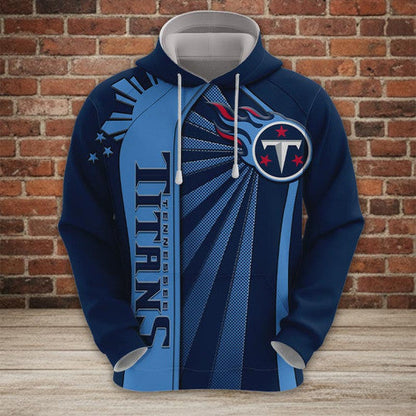 LIMITED EDITION - NEW CUSTOMIZED NFL31 TST TENNESSEE TITANS UNISEX T-SHIRT, POLO, HOODIE & JACKETS