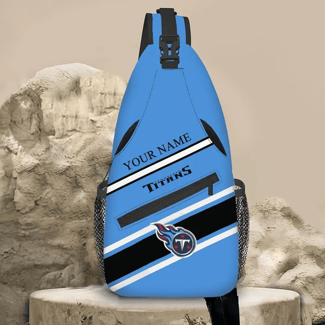 LIMITED EDITION - NEW CUSTOMIZED NFL31 TST TENNESSEE TITANS SLING BAG