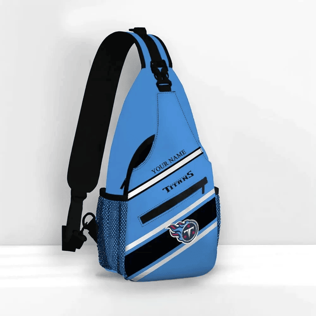 LIMITED EDITION - NEW CUSTOMIZED NFL31 TST TENNESSEE TITANS SLING BAG