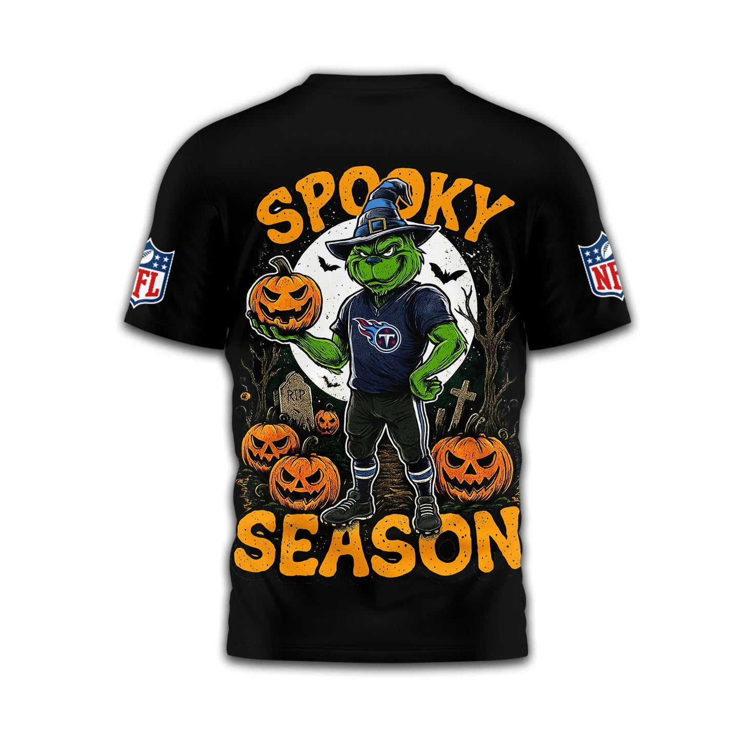 LIMITED EDITION - NEW CUSTOMIZED NFL31 TST TENNESSEE TITANS x SPOOKY SEASON T-SHIRT, HOODIE, ZIP HOODIE