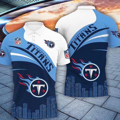 LIMITED EDITION - NEW CUSTOMIZED NFL31 TST TENNESSEE TITANS UNISEX T-SHIRT, POLO, HOODIE & JACKETS