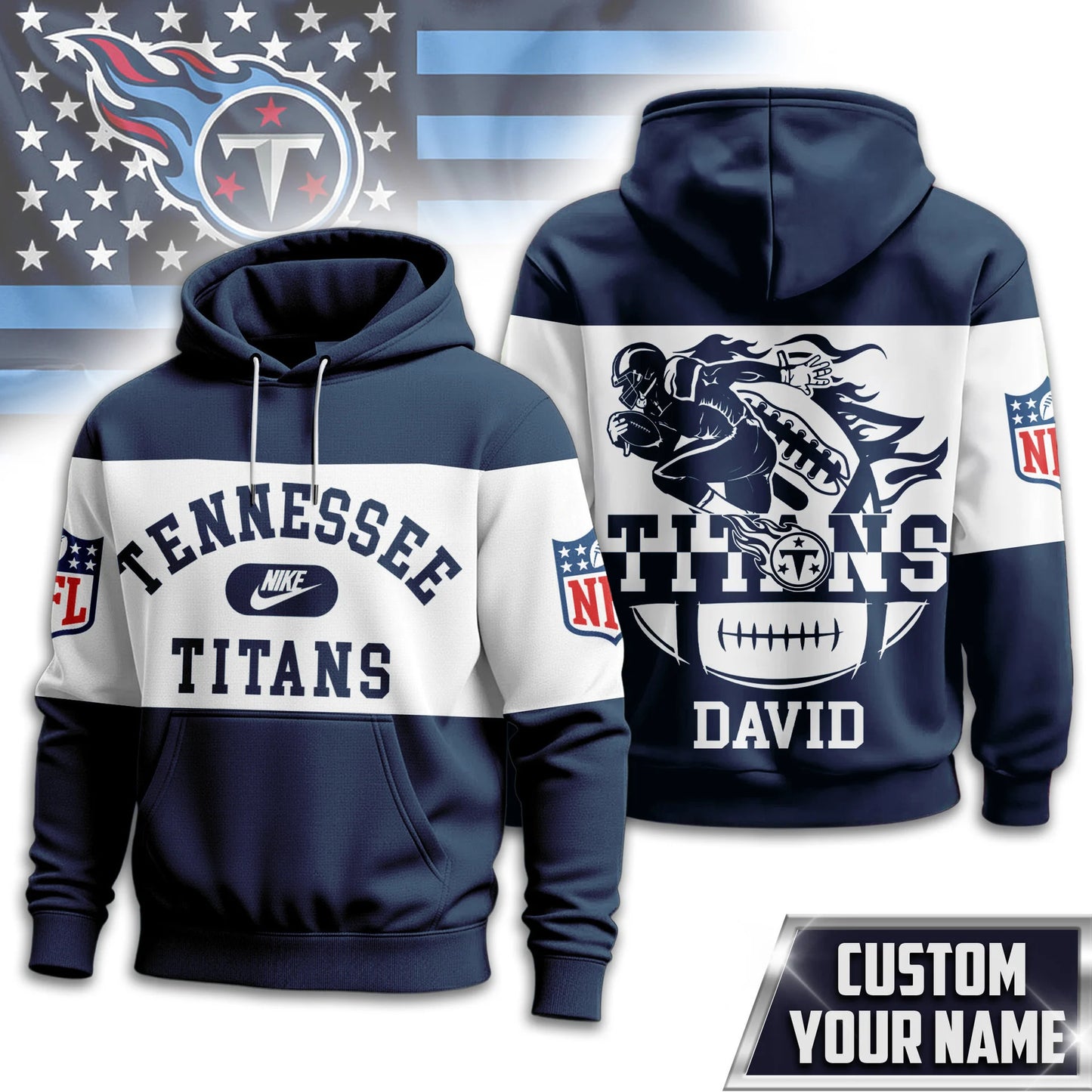LIMITED EDITION - NEW CUSTOMIZED NFL31 TST TENNESSEE TITANS T-SHIRT, HOODIE, ZIP HOODIE