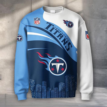 LIMITED EDITION - NEW CUSTOMIZED NFL31 TST TENNESSEE TITANS UNISEX T-SHIRT, POLO, HOODIE & JACKETS