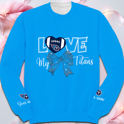 LIMITED EDITION - NEW CUSTOMIZED NFL31 TST TENNESSEE TITANS UNISEX T-SHIRT, POLO, HOODIE & JACKETS