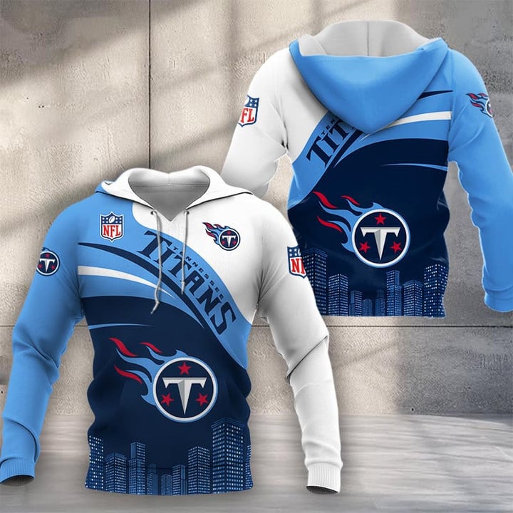 LIMITED EDITION - NEW CUSTOMIZED NFL31 TST TENNESSEE TITANS UNISEX T-SHIRT, POLO, HOODIE & JACKETS