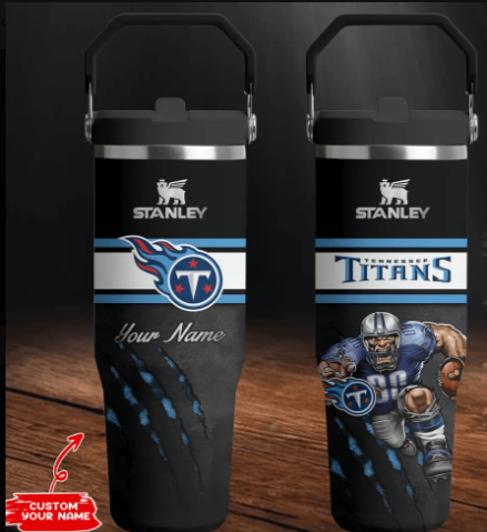 LIMITED EDITION - NEW CUSTOMIZED NFL31 TST TENNESSEE TITANS TUMBLER CUP