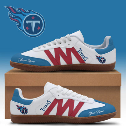 LIMITED EDITION - NEW CUSTOMIZED NFL31 TST TENNESSEE TITANS CLASSIC SNEAKERS