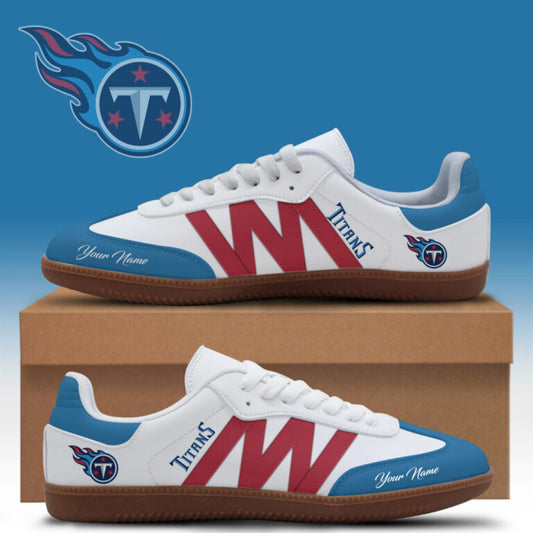 LIMITED EDITION - NEW CUSTOMIZED NFL31 TST TENNESSEE TITANS CLASSIC SNEAKERS