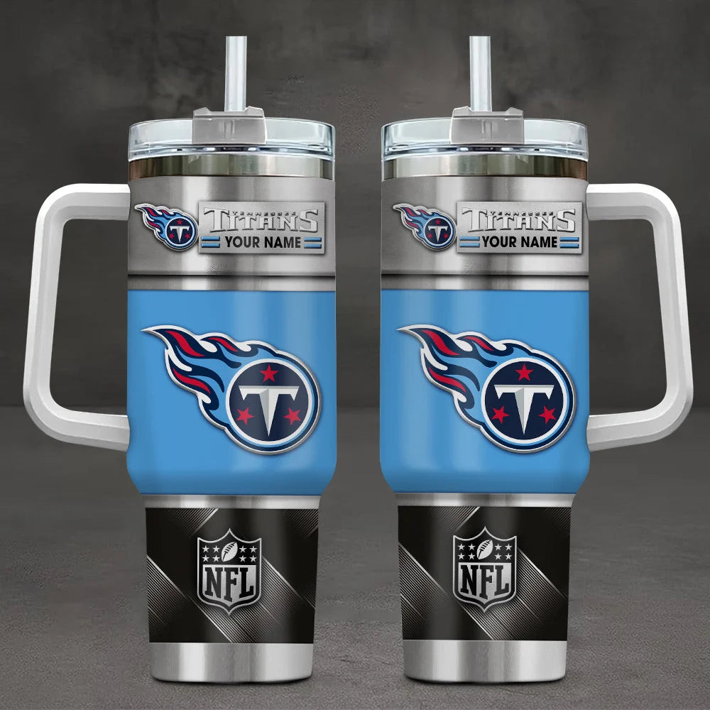 LIMITED EDITION - NEW CUSTOMIZED NFL31 TST TENNESSEE TITANS TUMBLER CUP