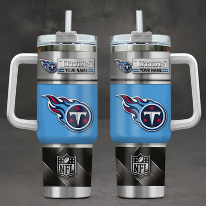 LIMITED EDITION - NEW CUSTOMIZED NFL31 TST TENNESSEE TITANS TUMBLER CUP
