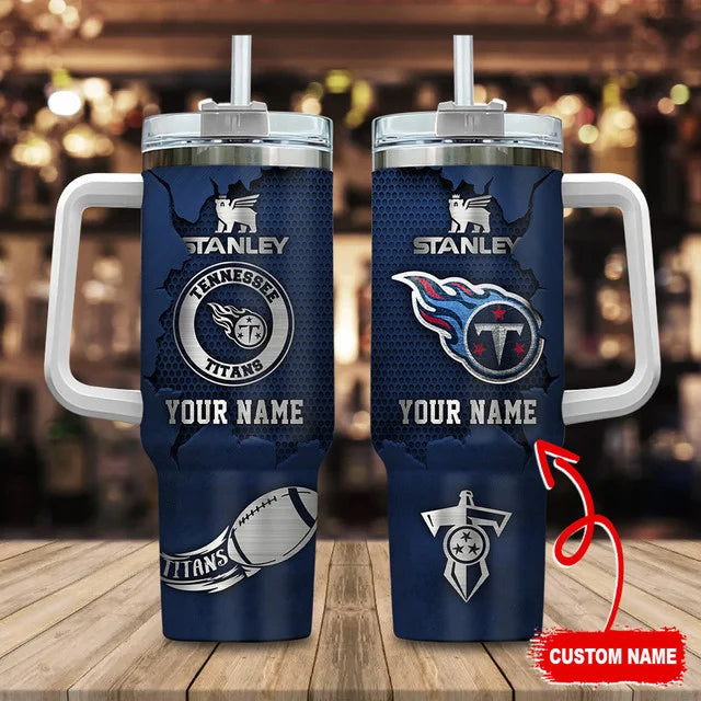 LIMITED EDITION - NEW CUSTOMIZED NFL31 TST TENNESSEE TITANS TUMBLER CUP