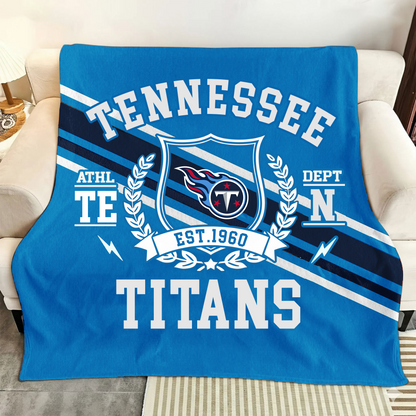 LIMITED EDITION - NEW CUSTOMIZED NFL31 TST TENNESSEE TITANS NORMAL & FLEECE BLANKET