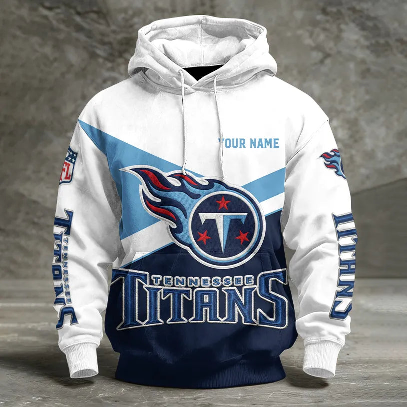 LIMITED EDITION - NEW CUSTOMIZED NFL31 TST TENNESSEE TITANS UNISEX T-SHIRT, POLO, HOODIE & JACKETS