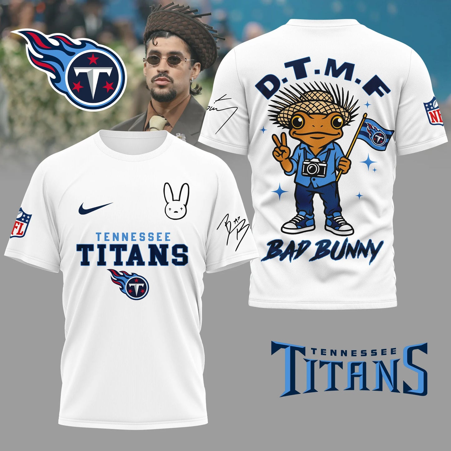 LIMITED EDITION - NEW CUSTOMIZED NFL31 TST TENNESSEE TITANS T-SHIRT, HOODIE, ZIP HOODIE