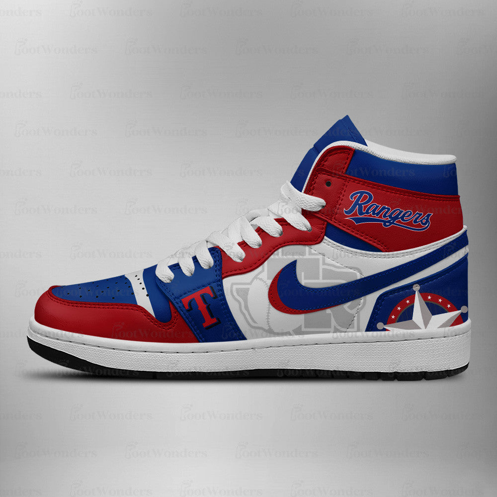 LIMITED EDITION - NEW CUSTOMIZED MLB08 TRS TEXAS RANGERS AIR JORDAN SNEAKERS