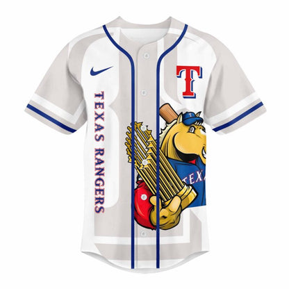 LIMITED EDITION - NEW CUSTOMIZED MLB08 TRS TEXAS RANGERS BASEBALL JERSEY