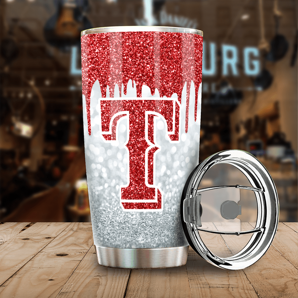 LIMITED EDITION - NEW CUSTOMIZED MLB08 TX RANGERS TUMBLER CUP