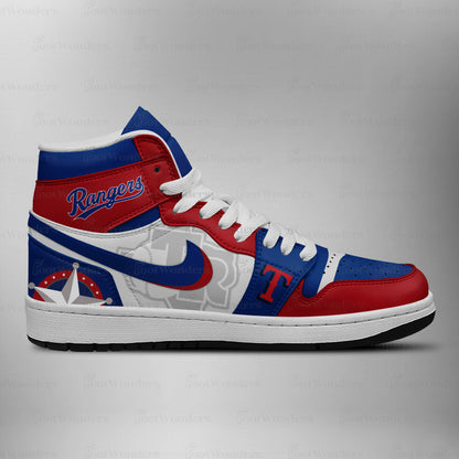 LIMITED EDITION - NEW CUSTOMIZED MLB08 TRS TEXAS RANGERS AIR JORDAN SNEAKERS