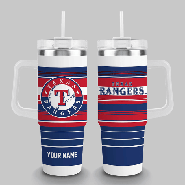 LIMITED EDITION - NEW CUSTOMIZED MLB08 TX RANGERS TUMBLER CUP