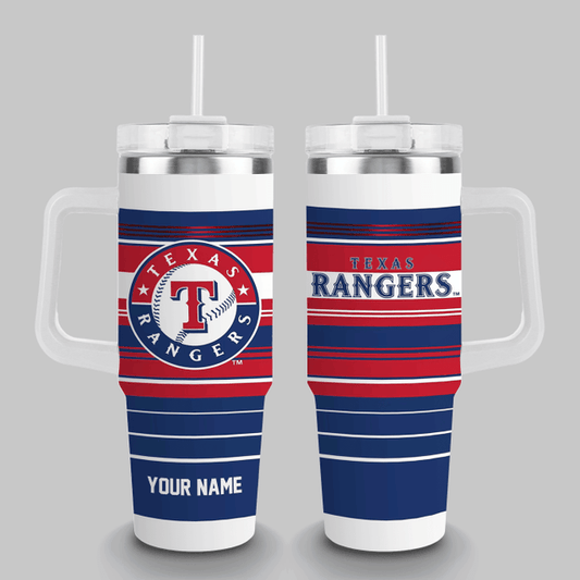 LIMITED EDITION - NEW CUSTOMIZED MLB08 TX RANGERS TUMBLER CUP