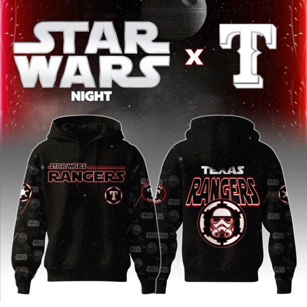 LIMITED EDITION - NEW CUSTOMIZED MLB08 TX RANGERS x STAR WARS T-SHIRT, HOODIE, ZIP HOODIE