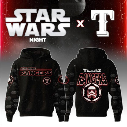 LIMITED EDITION - NEW CUSTOMIZED MLB08 TX RANGERS x STAR WARS T-SHIRT, HOODIE, ZIP HOODIE