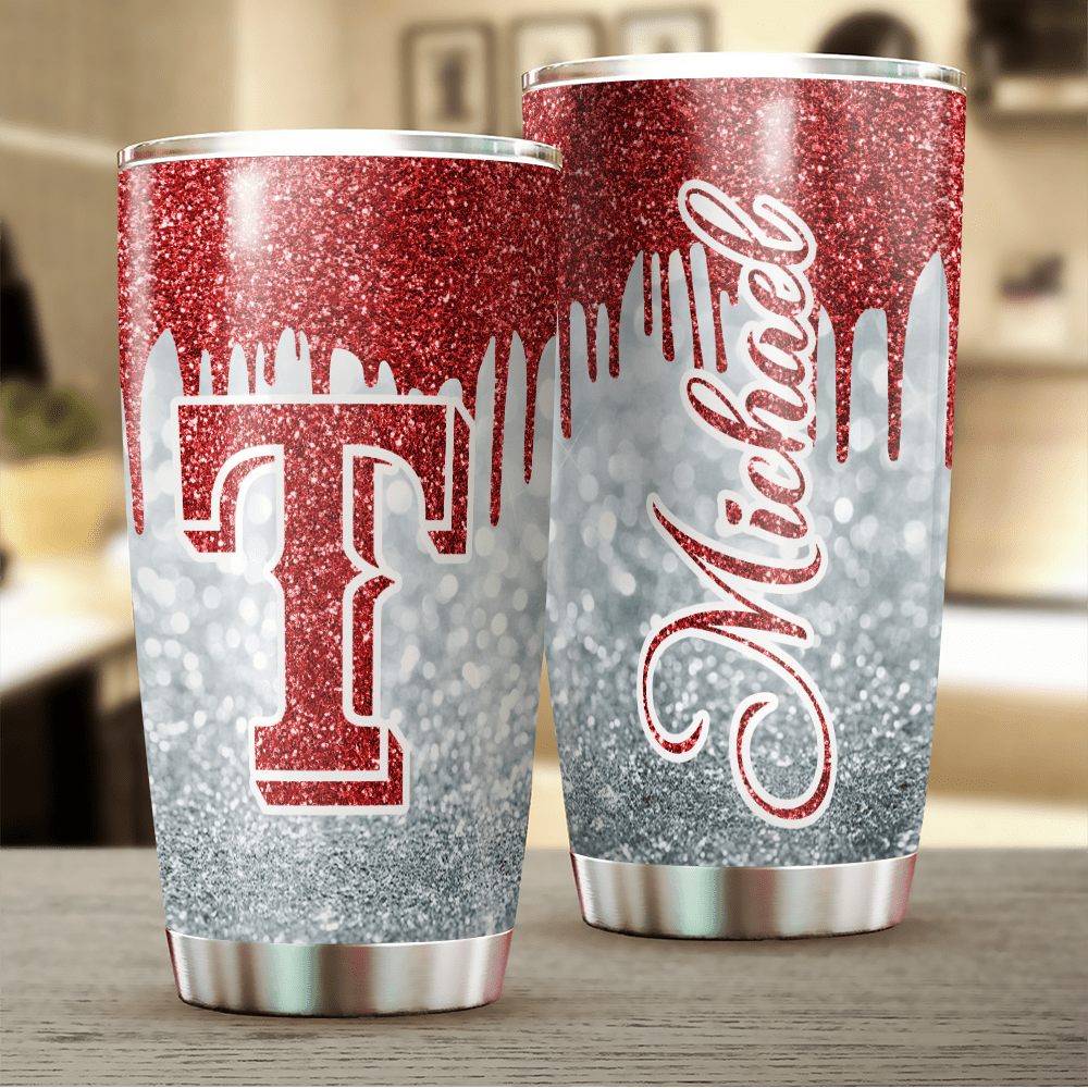 LIMITED EDITION - NEW CUSTOMIZED MLB08 TX RANGERS TUMBLER CUP