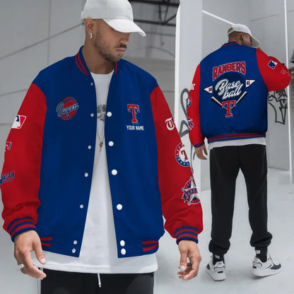 LIMITED EDITION - NEW PREMIUM MLB08 TRS TEXAS RANGERS SATIN VARSITY JACKET