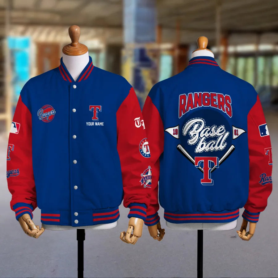 LIMITED EDITION - NEW PREMIUM MLB08 TRS TEXAS RANGERS SATIN VARSITY JACKET