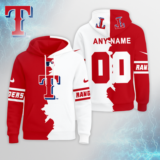 LIMITED EDITION - NEW CUSTOMIZED MLB08 TRS TEXAS RANGERS UNISEX T-SHIRT, POLO, HOODIE & JACKETS