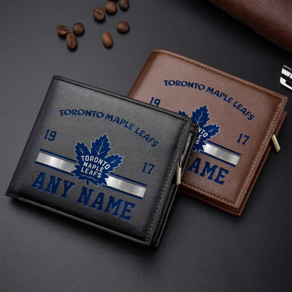 LIMITED EDITION - NEW CUSTOMIZED NHL23 TML TORONTO MAPLE LEAFS LEATHER WALLET