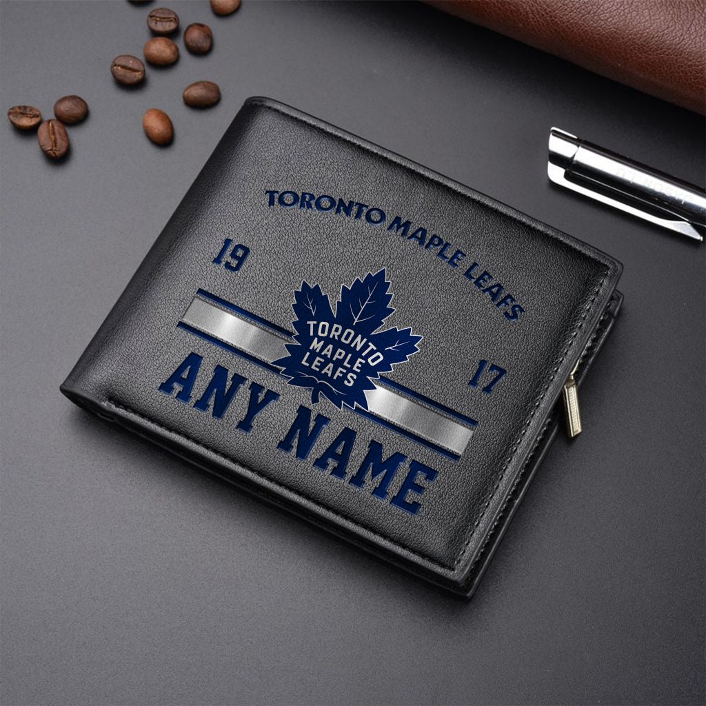 LIMITED EDITION - NEW CUSTOMIZED NHL23 TML TORONTO MAPLE LEAFS LEATHER WALLET