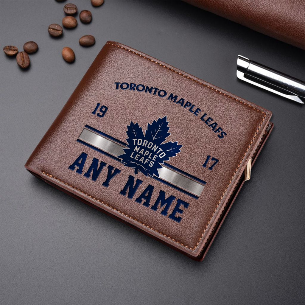 LIMITED EDITION - NEW CUSTOMIZED NHL23 TML TORONTO MAPLE LEAFS LEATHER WALLET
