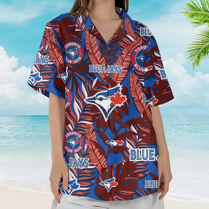 LIMITED EDITION - NEW CUSTOMIZED MLB12 TBJ TORONTO BLUE JAYS UNISEX HAWAIIAN SHIRT