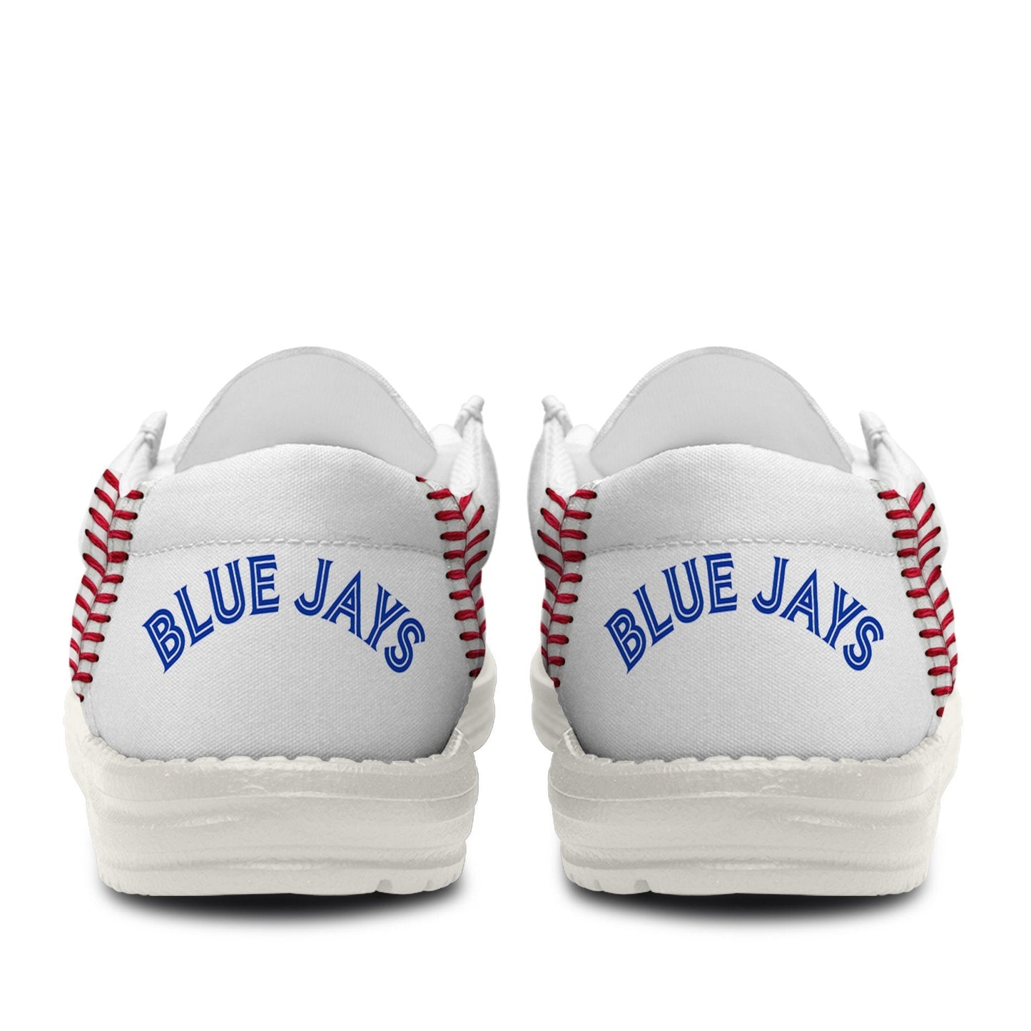 LIMITED EDITION - NEW CUSTOMIZED MLB12 TBJ TORONTO BLUE JAYS LOAFER SHOES