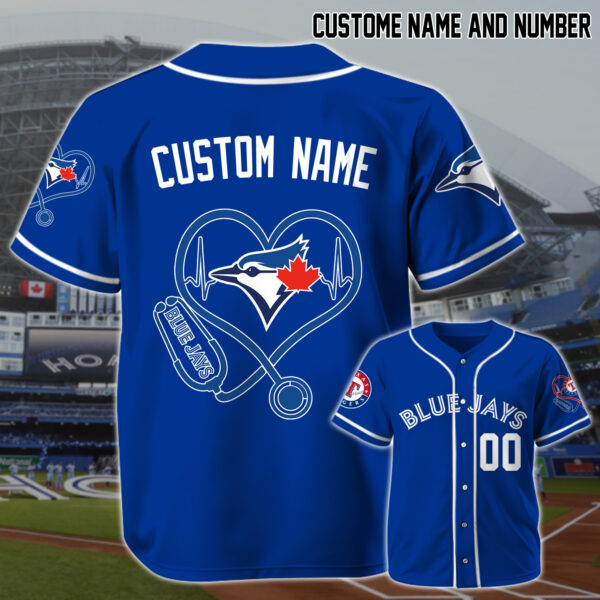 LIMITED EDITION - NEW CUSTOMIZED MLB12 TR BLUE JAYS BASEBALL JERSEY