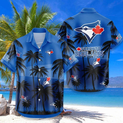 LIMITED EDITION - NEW CUSTOMIZED MLB12 TBJ TORONTO BLUE JAYS UNISEX HAWAIIAN SHIRT & SHORTS SET