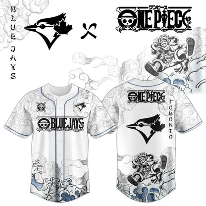 LIMITED EDITION - NEW CUSTOMIZED MLB12 TBJ TORONTO BLUE JAYS x ONE PIECE BASEBALL JERSEY & CAP