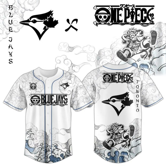 LIMITED EDITION - NEW CUSTOMIZED MLB12 TBJ TORONTO BLUE JAYS x ONE PIECE BASEBALL JERSEY & CAP
